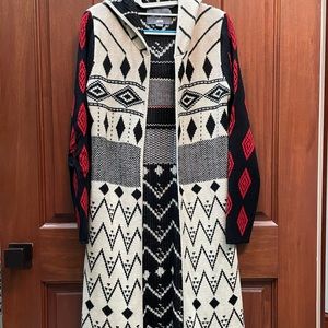 Paper Crane Open Cardigan Duster